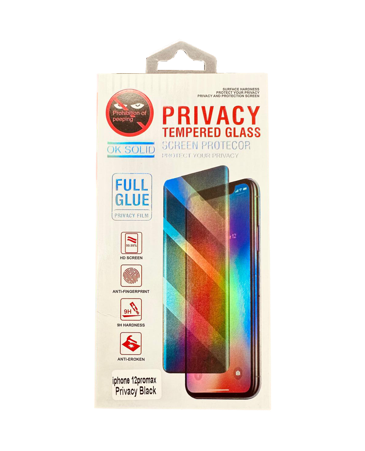 Privacy Tempered Glass 1Phone 12 Pro Max